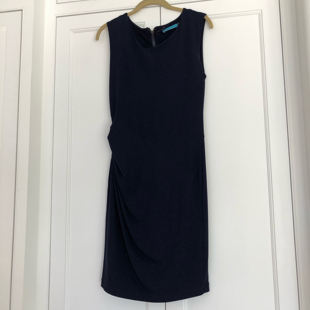 Alice + Olivia Navy Sparkle Dress
